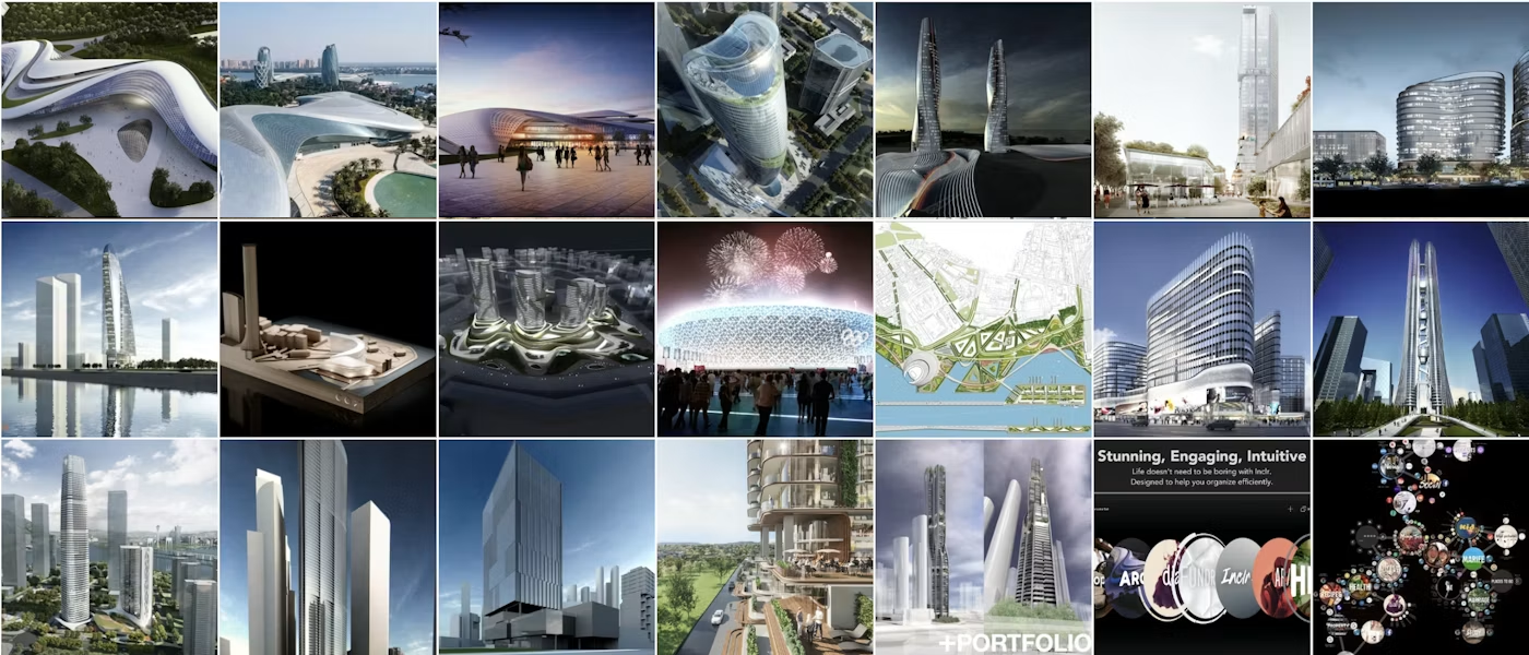 Overview of architecture projects by Ken Chan